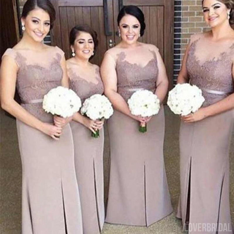 Beautiful Mismatched Short Tulle Cheap Long Wedding Bridesmaid Dresses, WG358