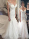 Cap Sleeves Lace Beaded Mermaid Cheap Wedding Dresses Online, WD414