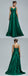 Green A-line Spaghetti Straps Side Slit Cheap Long Prom Dresses,12791