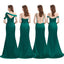 Mismatched Emerald Green Mermaid Cheap Bridesmaid Dresses Online, WG776