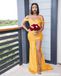 Mismatched Marigold Mermaid Cheap Bridesmaid Dresses Online, WG1082
