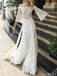 Off Shoulder Long Sleeves Lace Wedding Dresses Online, Cheap Unique Bridal Dresses, WD595