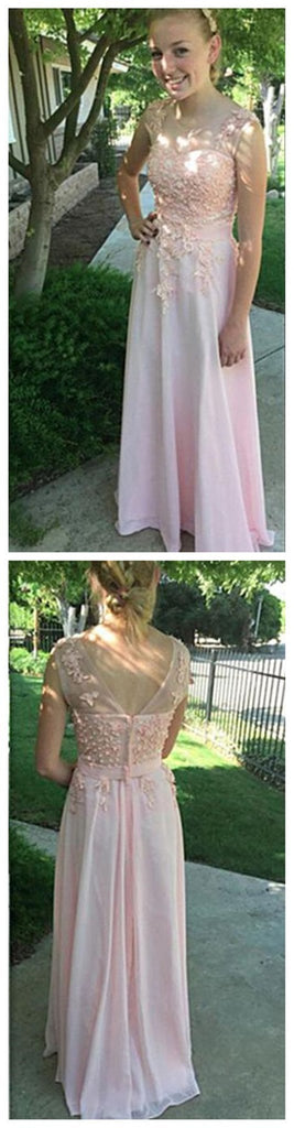 Pink Prom Dress,Scoop Prom Dress,Pretty Prom Dress,Prom Dress, Party Prom Dress,Long Prom Dress,Prom Dresses,Prom Dress Gowns,PD0065